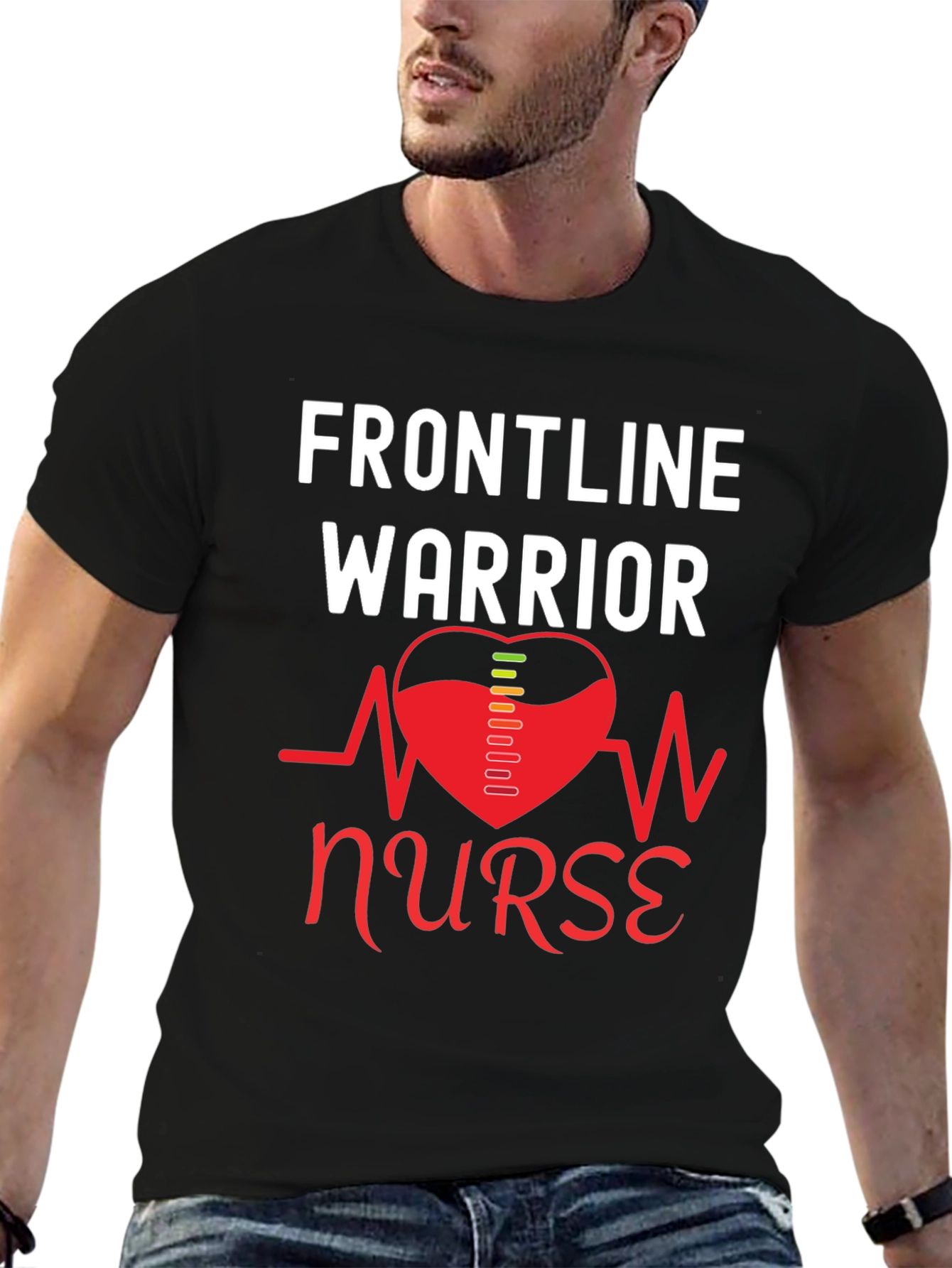 Frontline Warrior Nurse T-Shirt