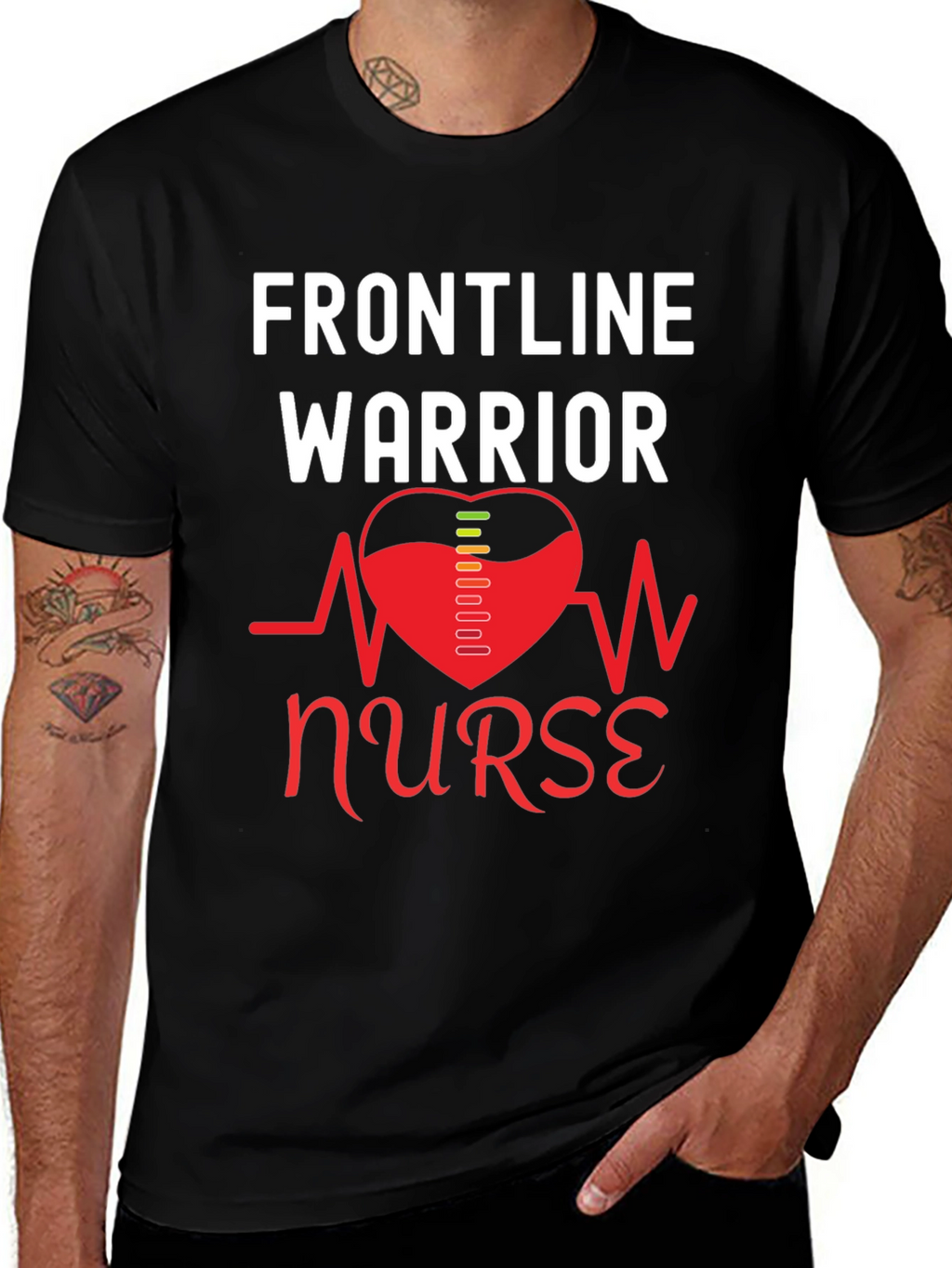 Frontline Warrior Nurse T-Shirt