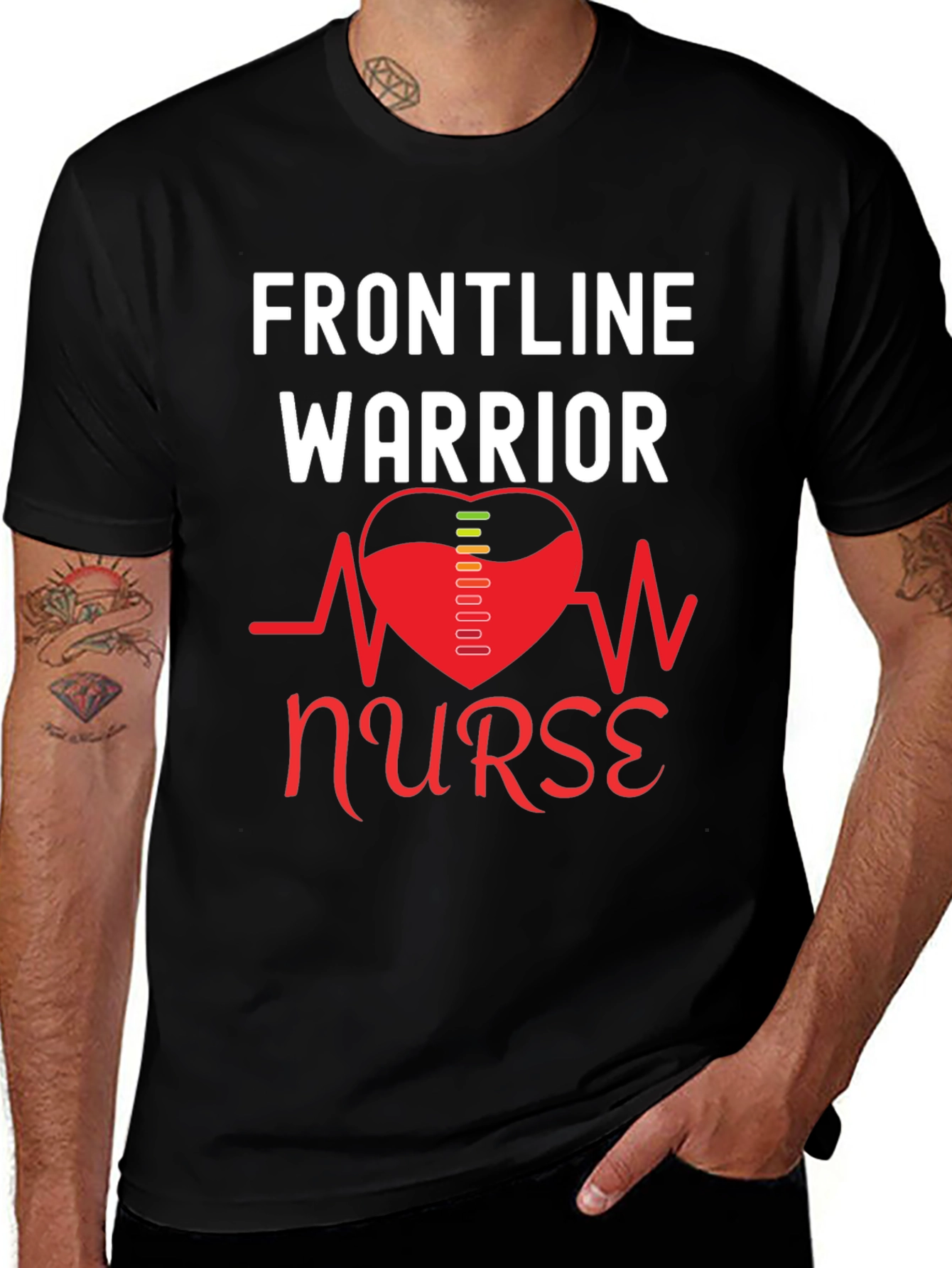 Frontline Warrior Nurse T-Shirt