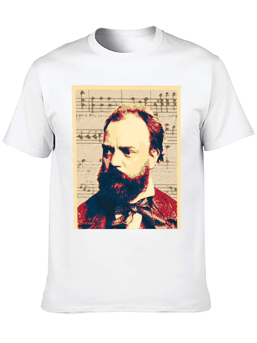Musical Composer Portrait Graphic Tee