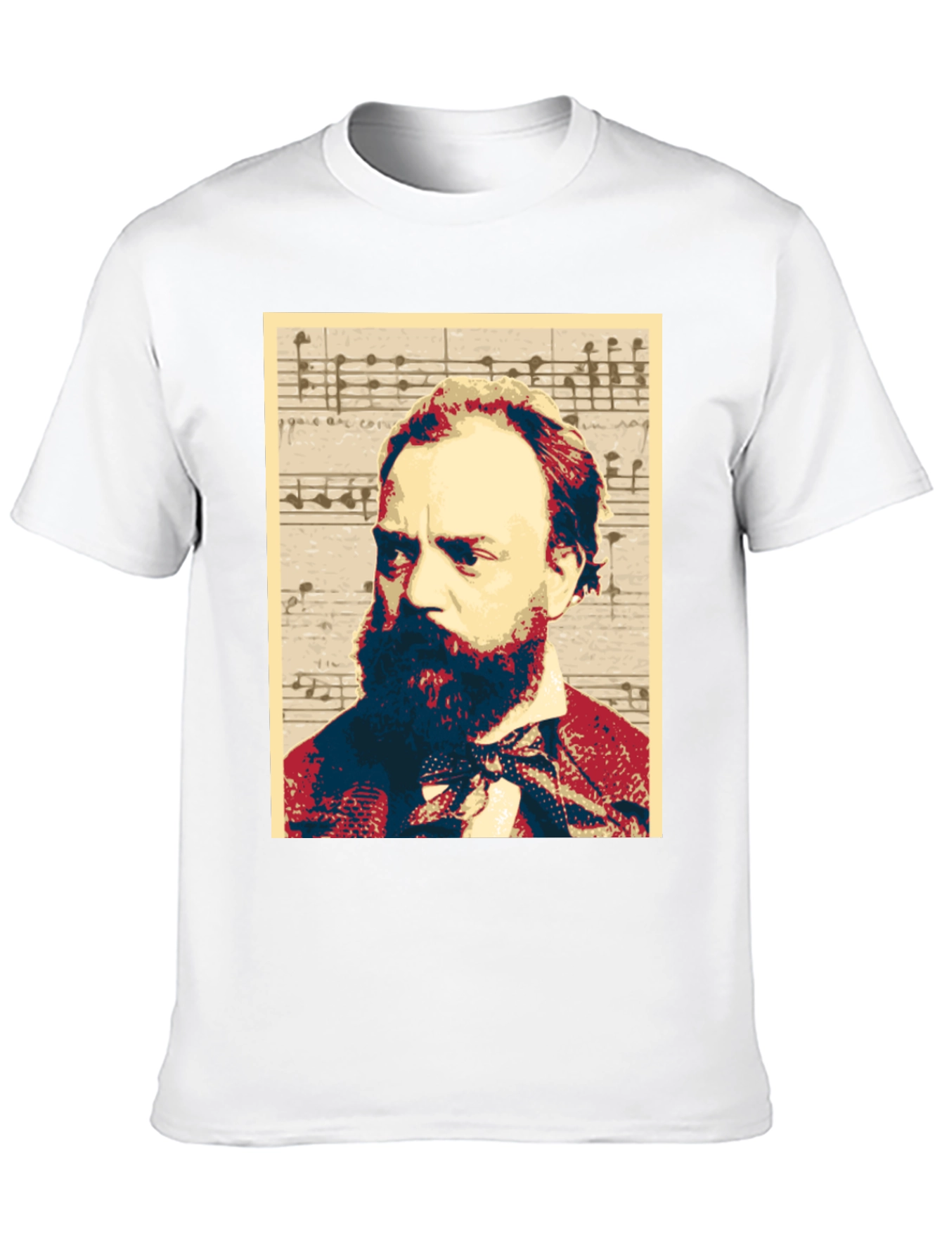 Musical Composer Portrait Graphic Tee