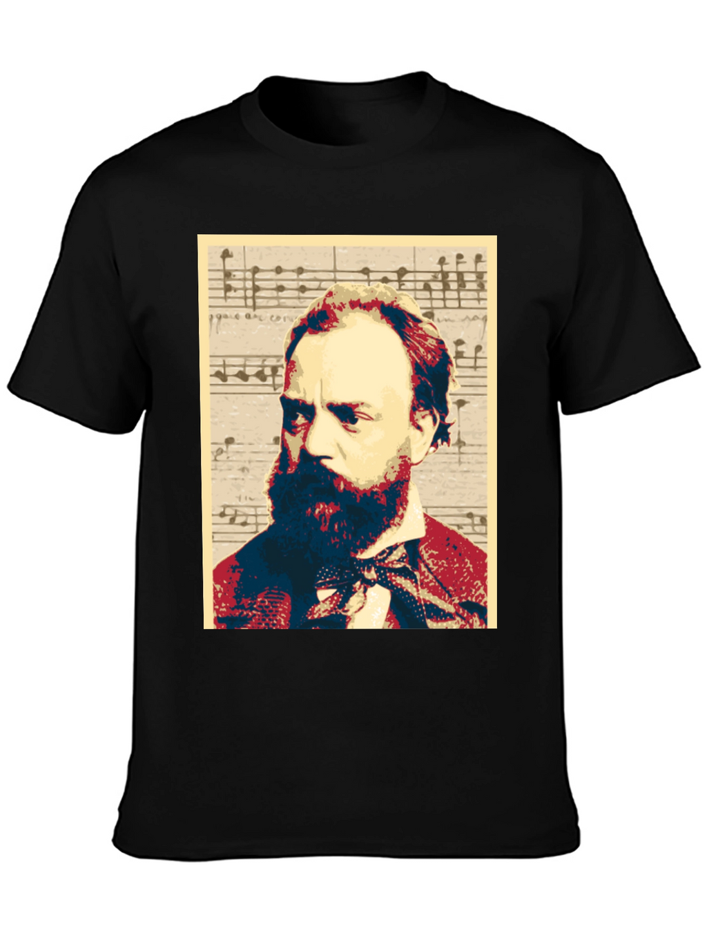 Musical Composer Portrait Graphic Tee