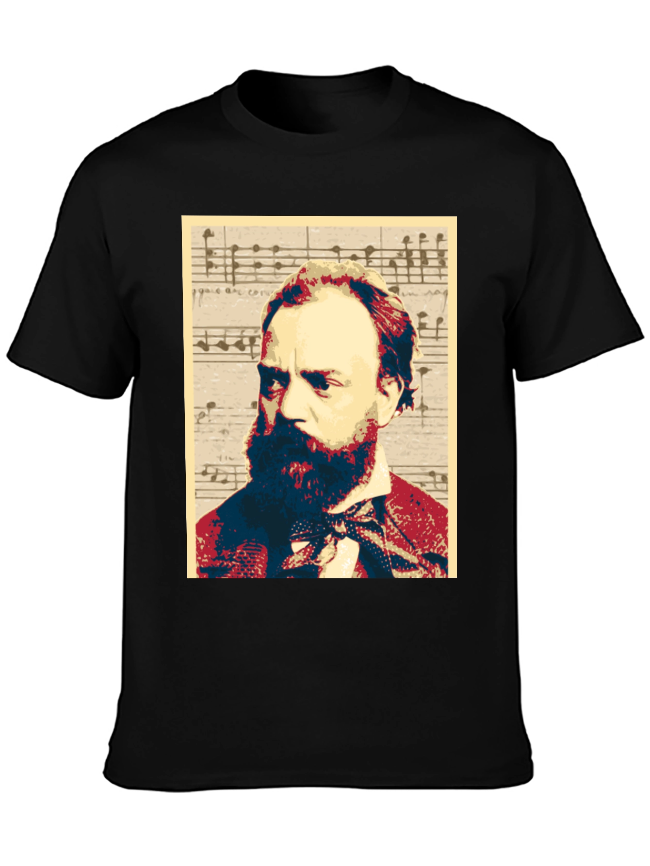 Musical Composer Portrait Graphic Tee