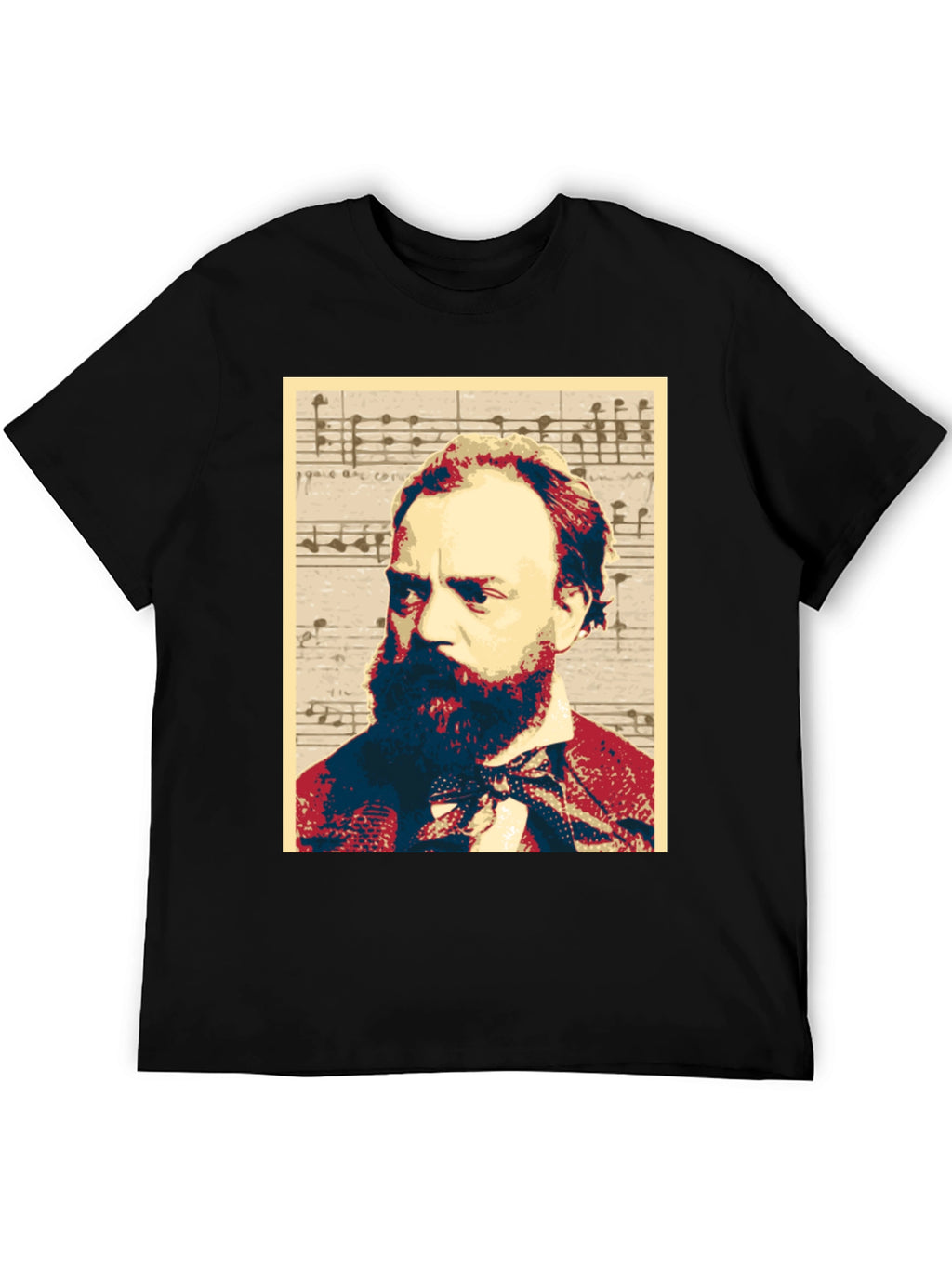 Musical Composer Portrait Graphic Tee
