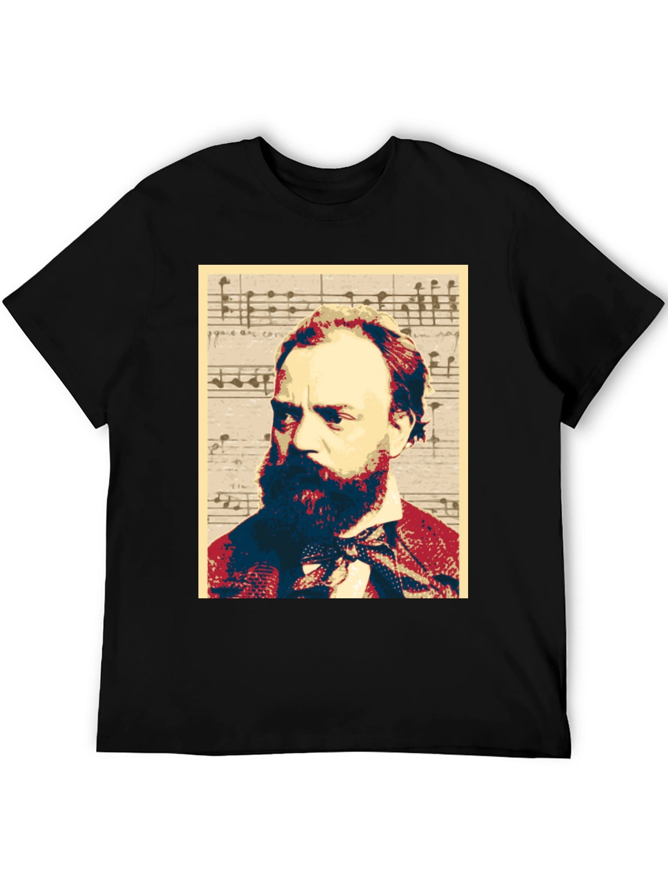 Musical Composer Portrait Graphic Tee