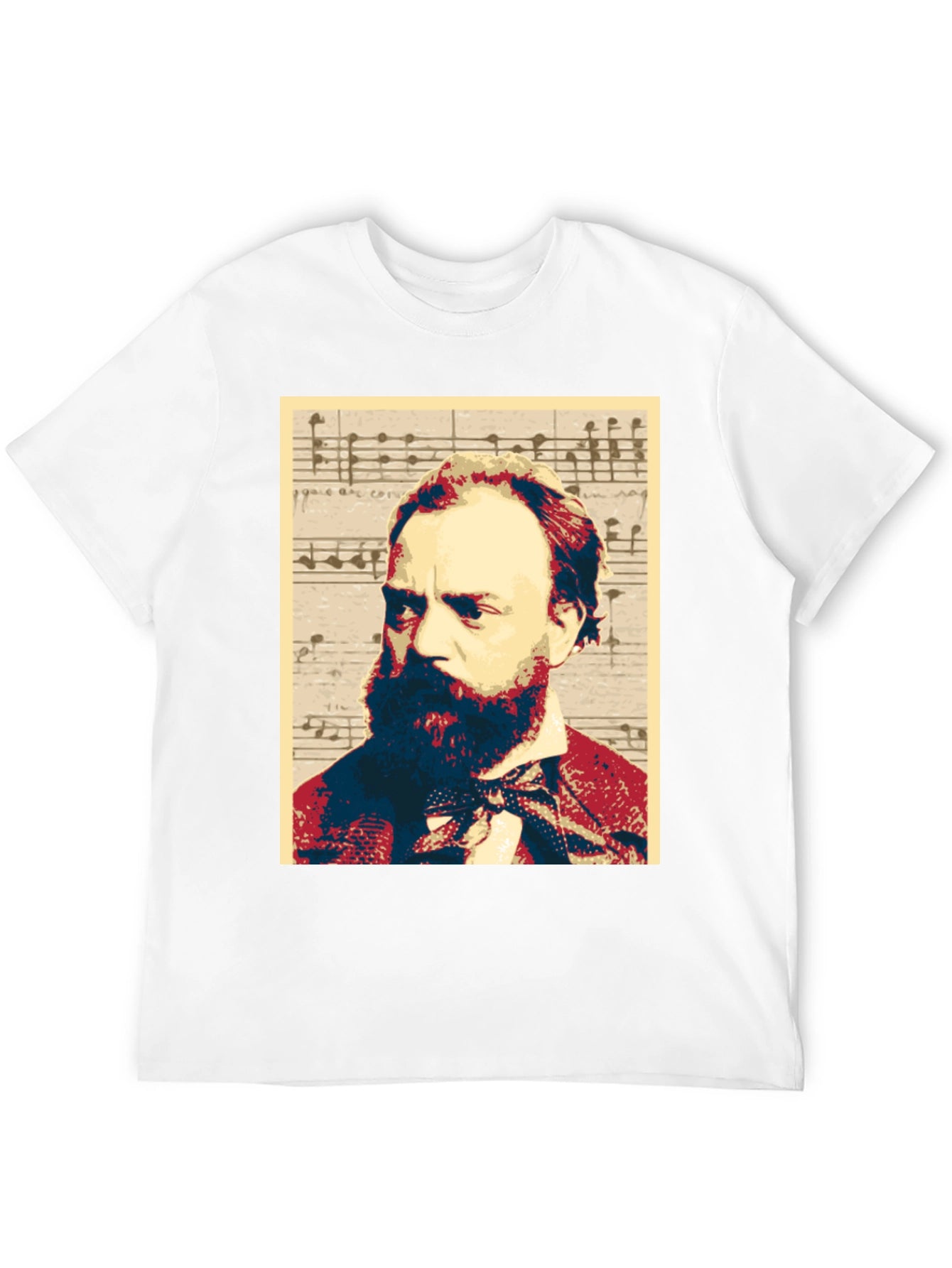 Musical Composer Portrait Graphic Tee