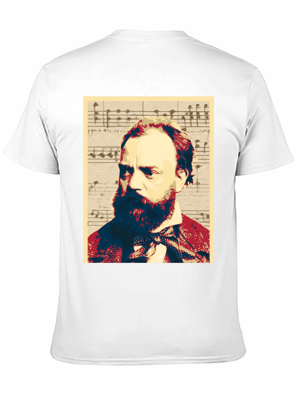 Musical Composer Portrait Graphic Tee