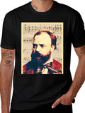 Musical Composer Portrait Graphic Tee