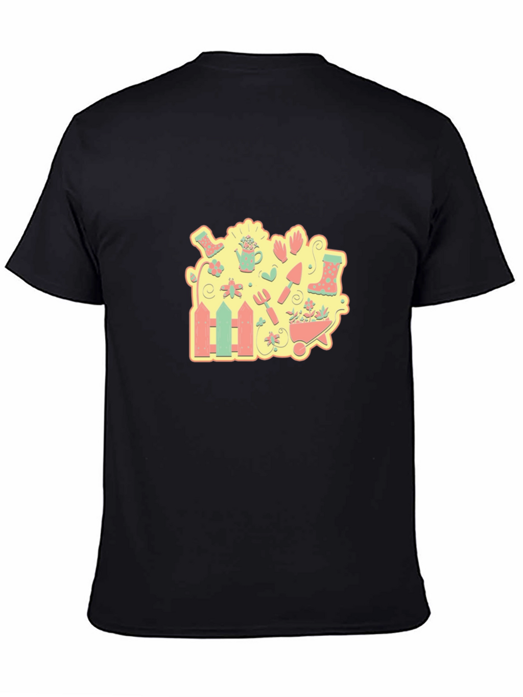 Gardening Graphic Tee - Black