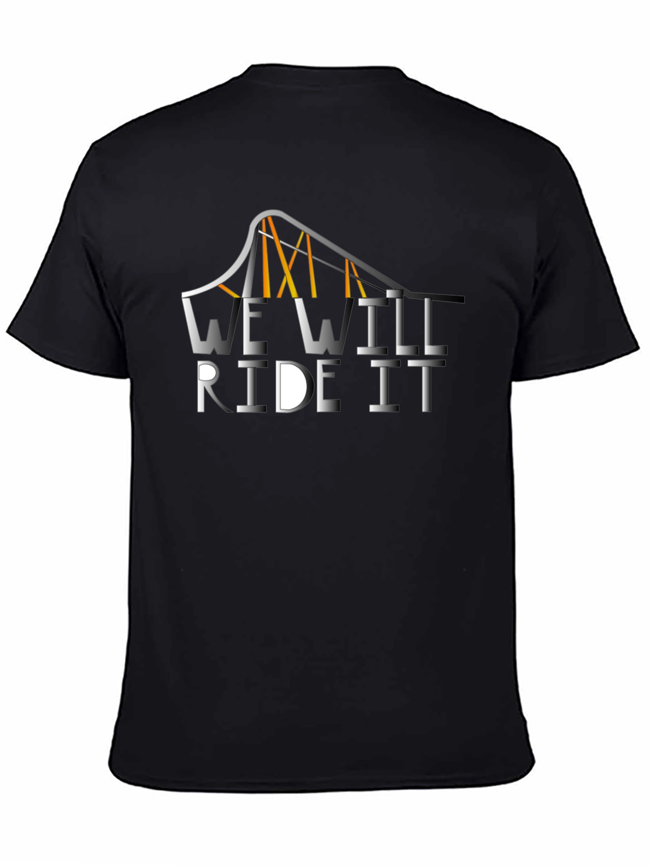 We Will Ride It Black Graphic Tee