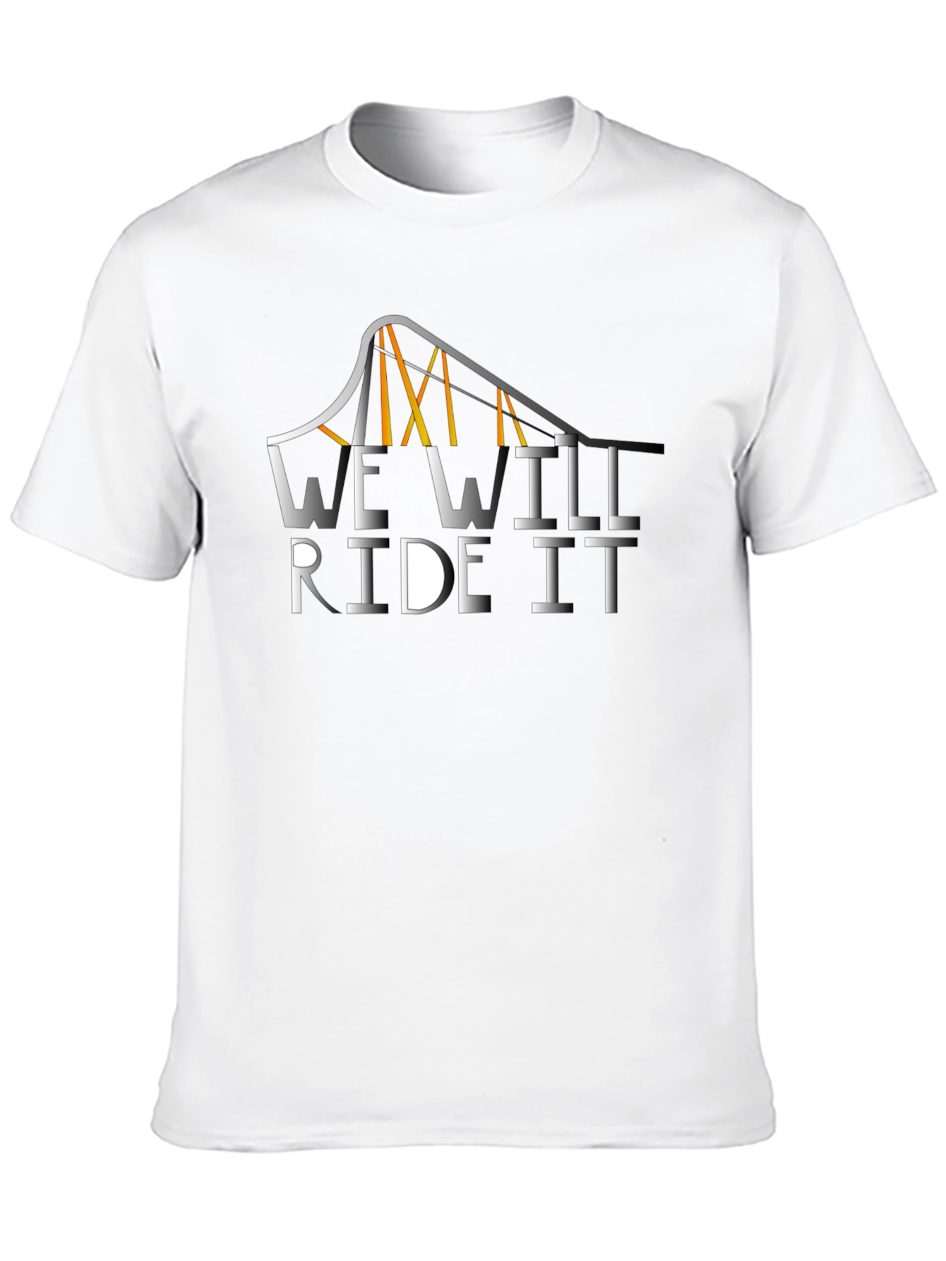 We Will Ride It Black Graphic Tee