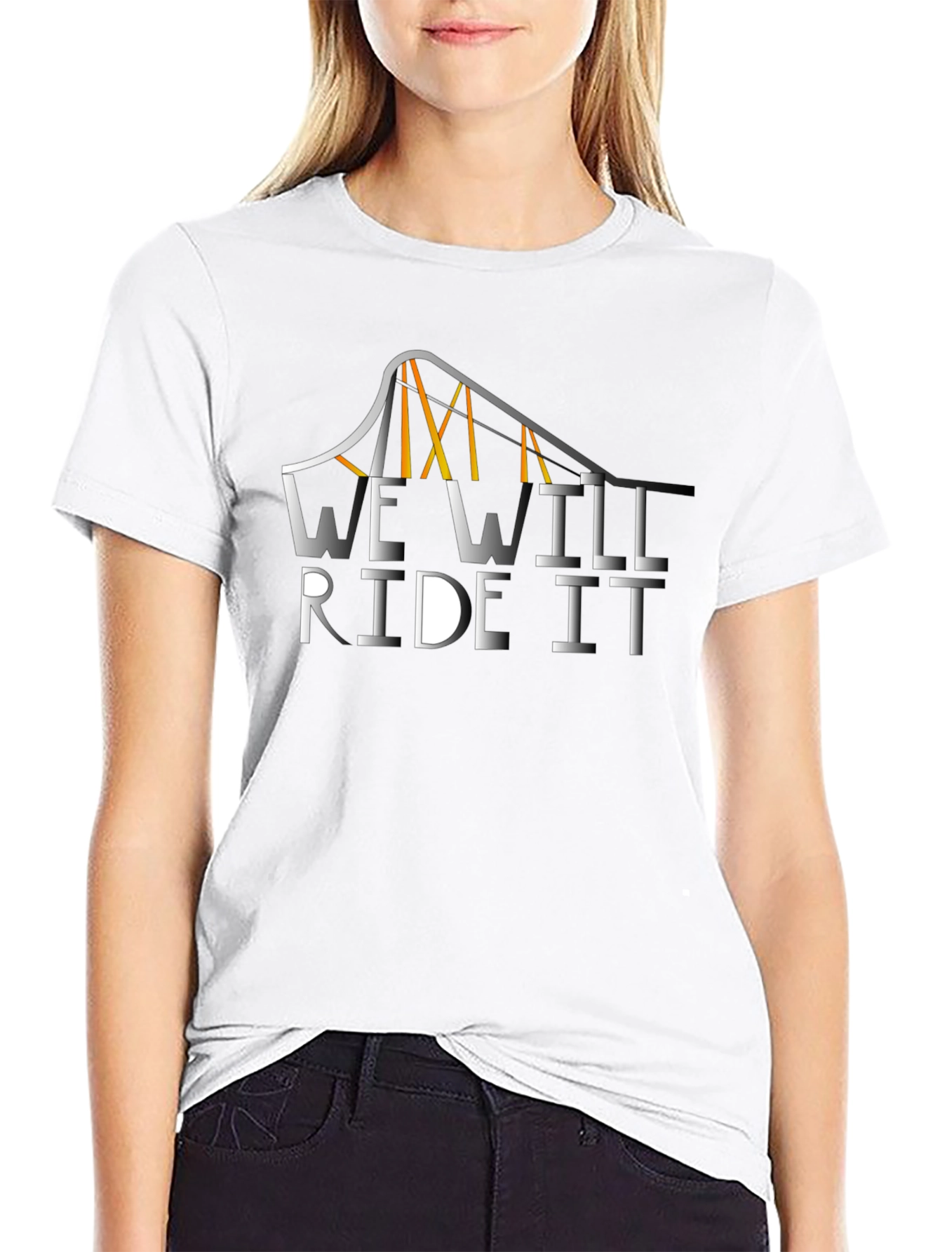 We Will Ride It Black Graphic Tee