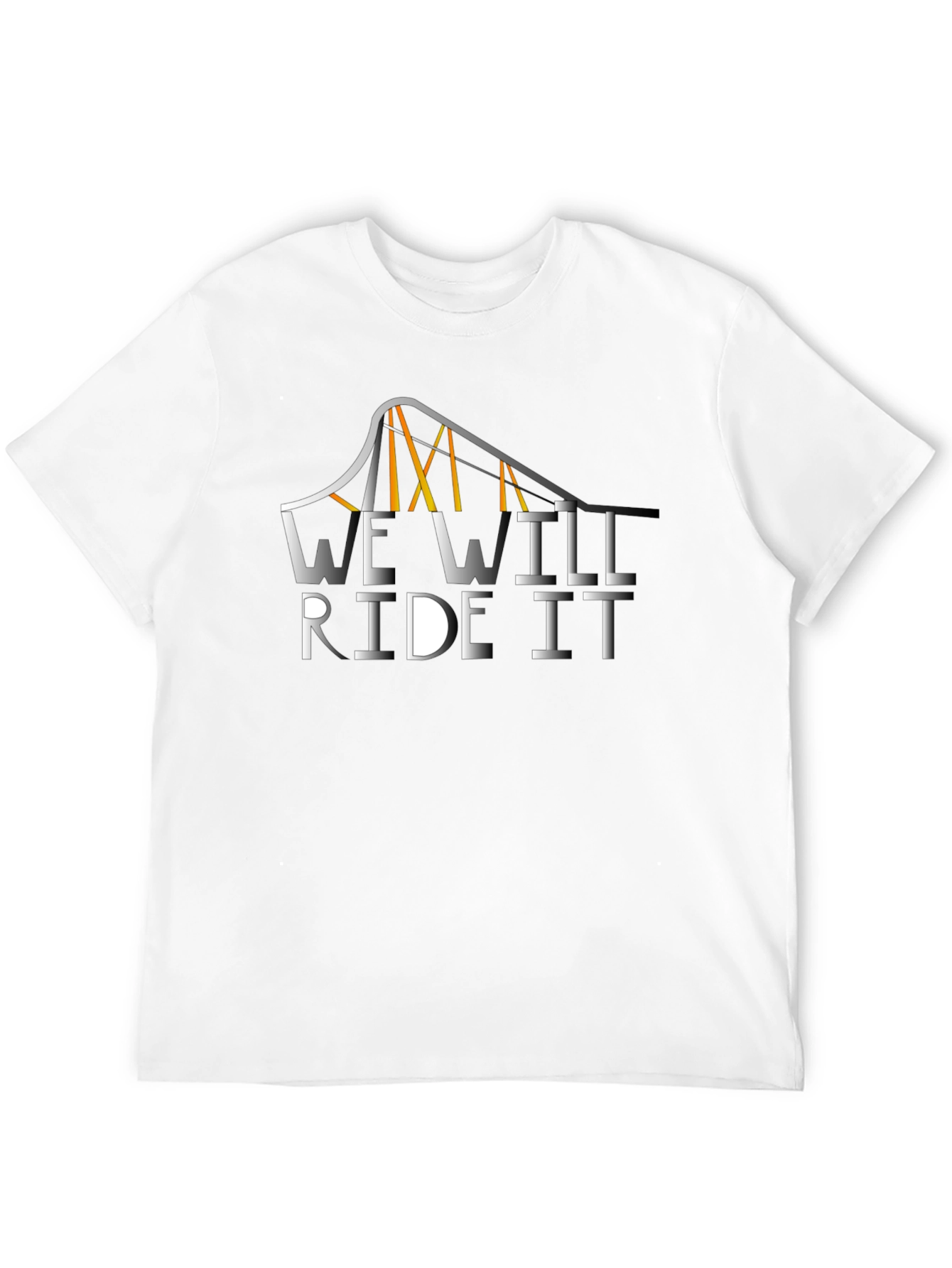 We Will Ride It Black Graphic Tee