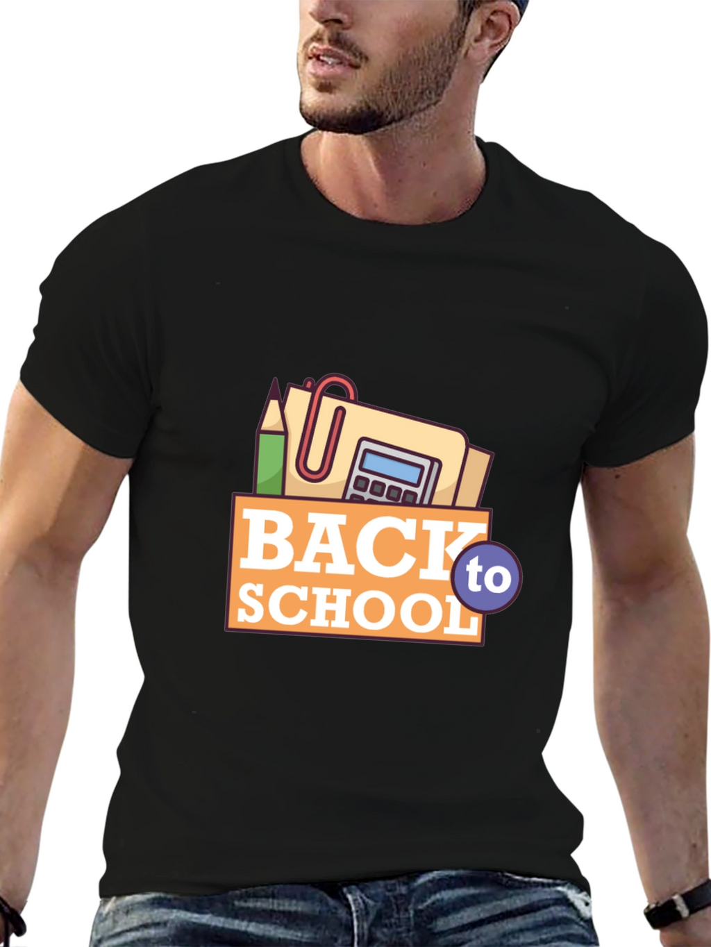Back to School Black T-Shirt