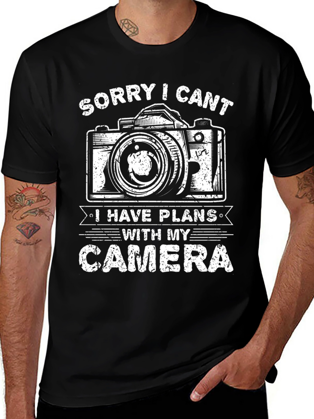 Camera Plans T-Shirt - Photographer Graphic Tee
