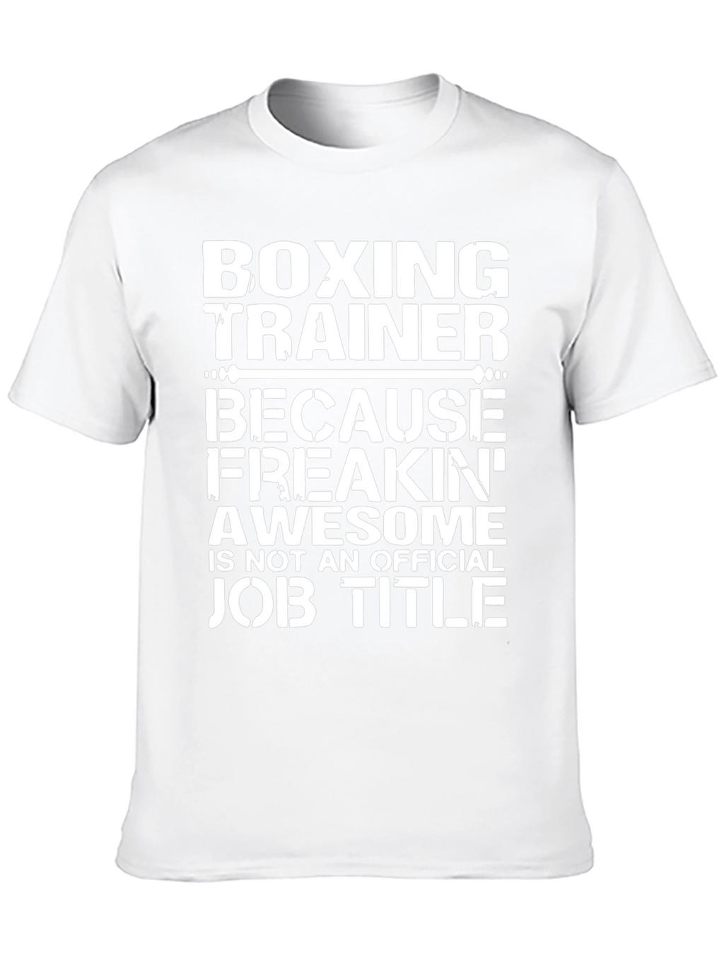 Boxing Trainer Awesome Job Title T-Shirt