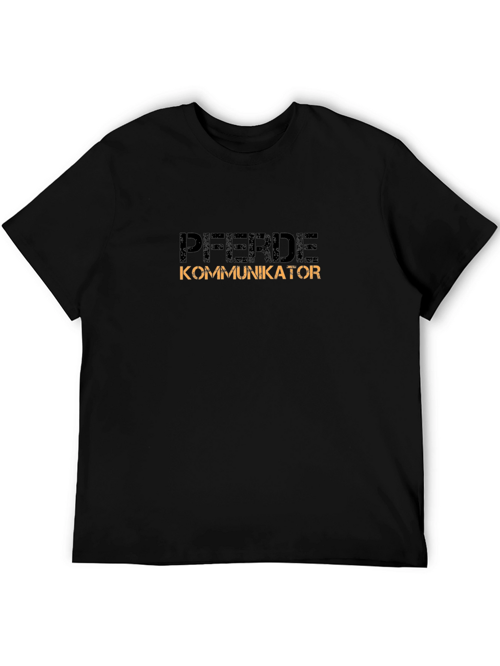 Pferde Kommunikator Black T-Shirt