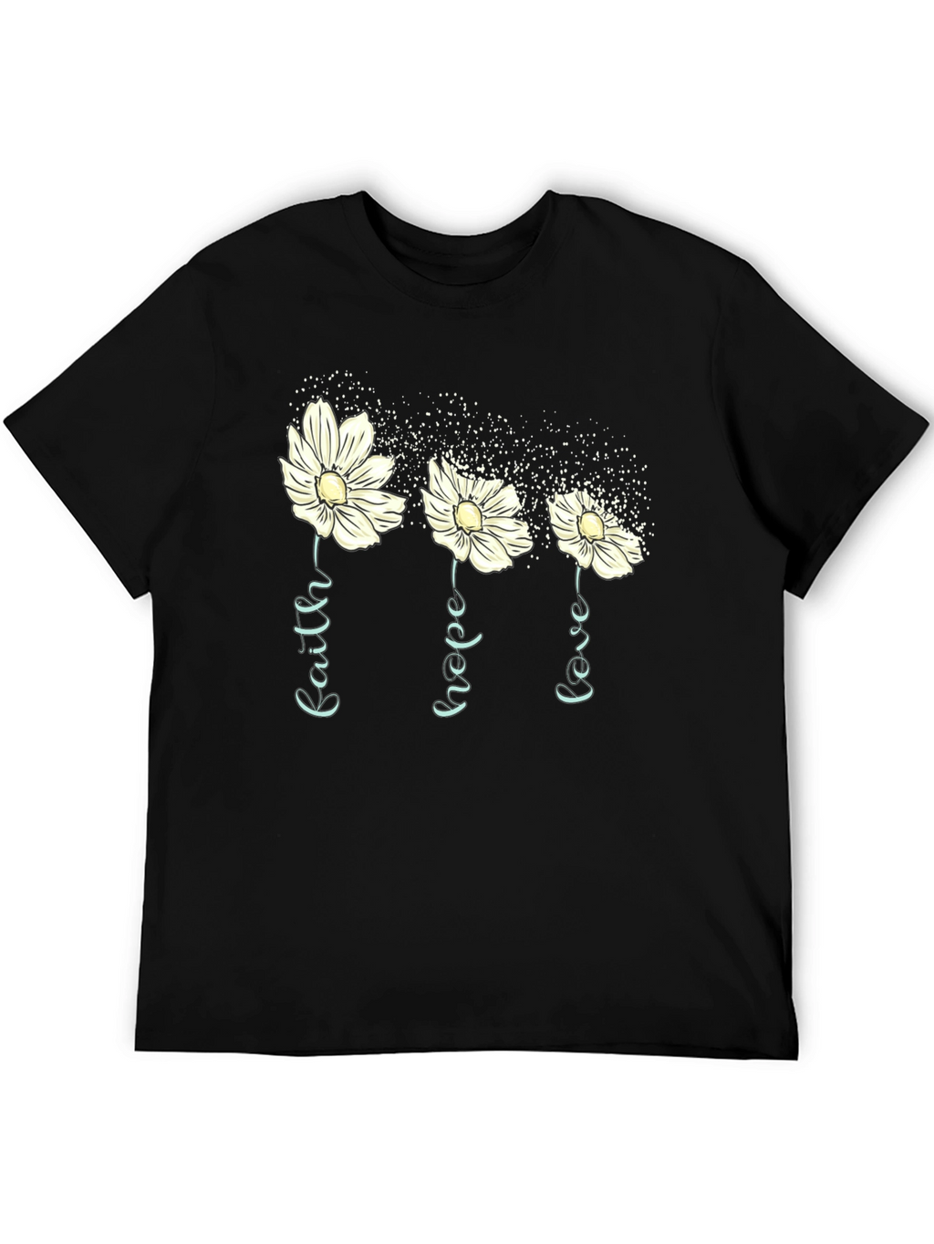 Faith Hope Love Floral T-Shirt