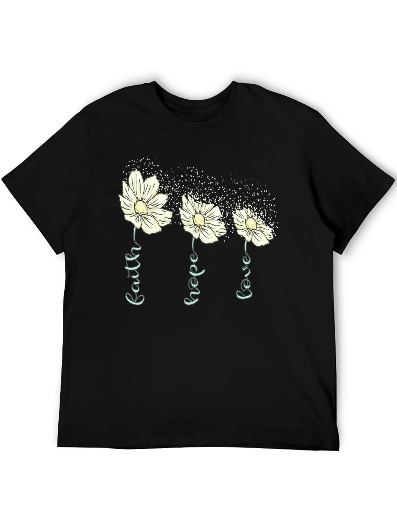 Faith Hope Love Floral T-Shirt
