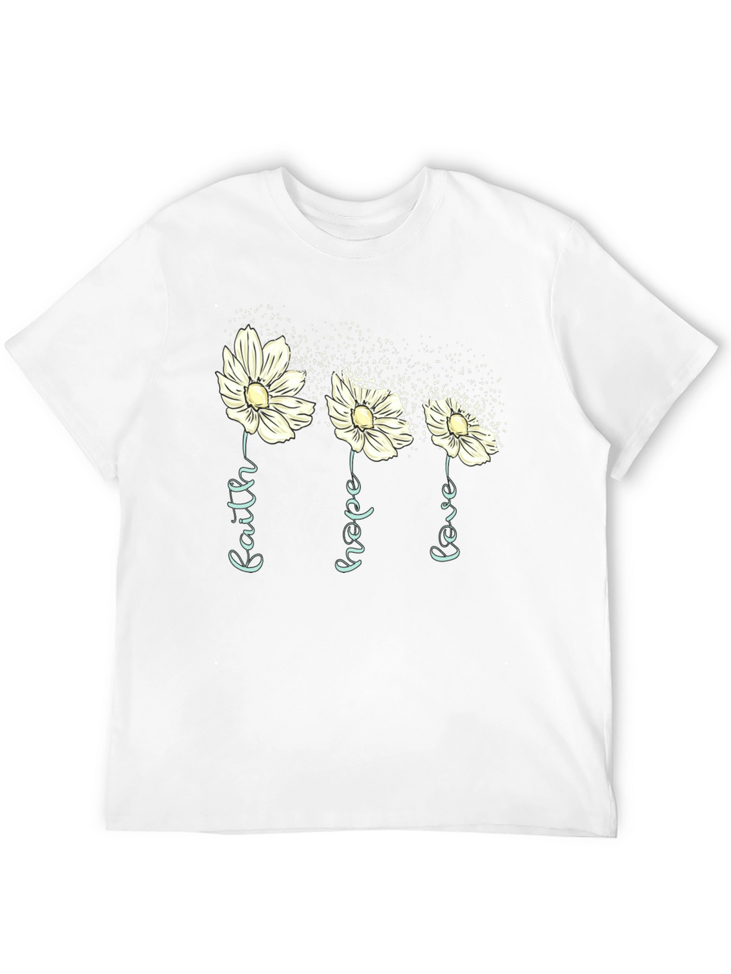 Faith Hope Love Floral T-Shirt