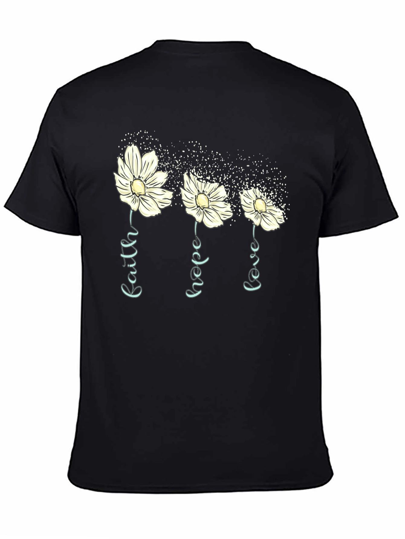 Faith Hope Love Floral T-Shirt