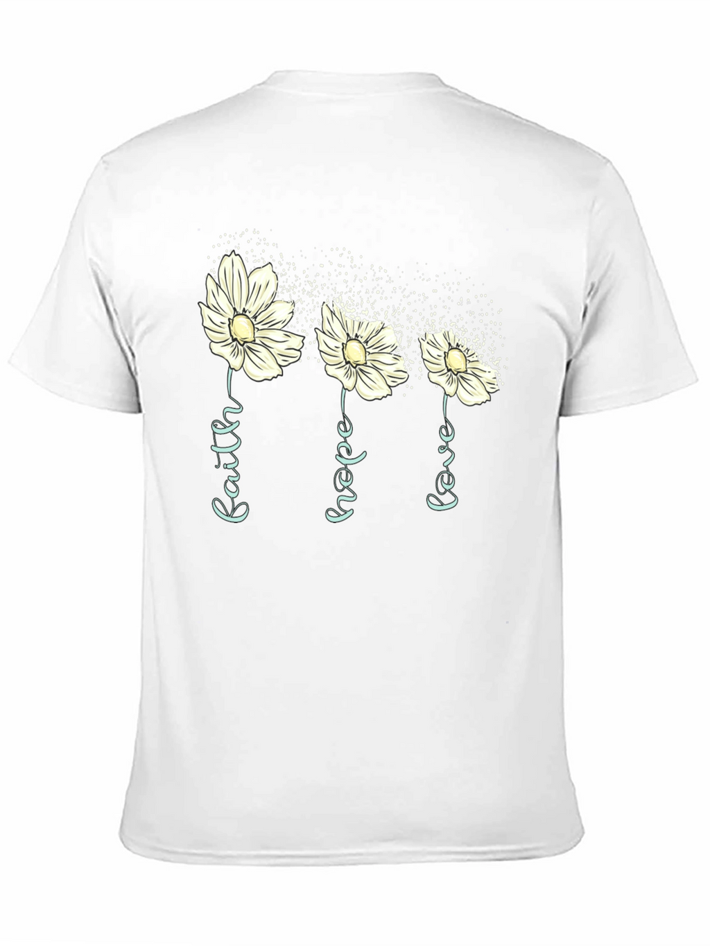 Faith Hope Love Floral T-Shirt
