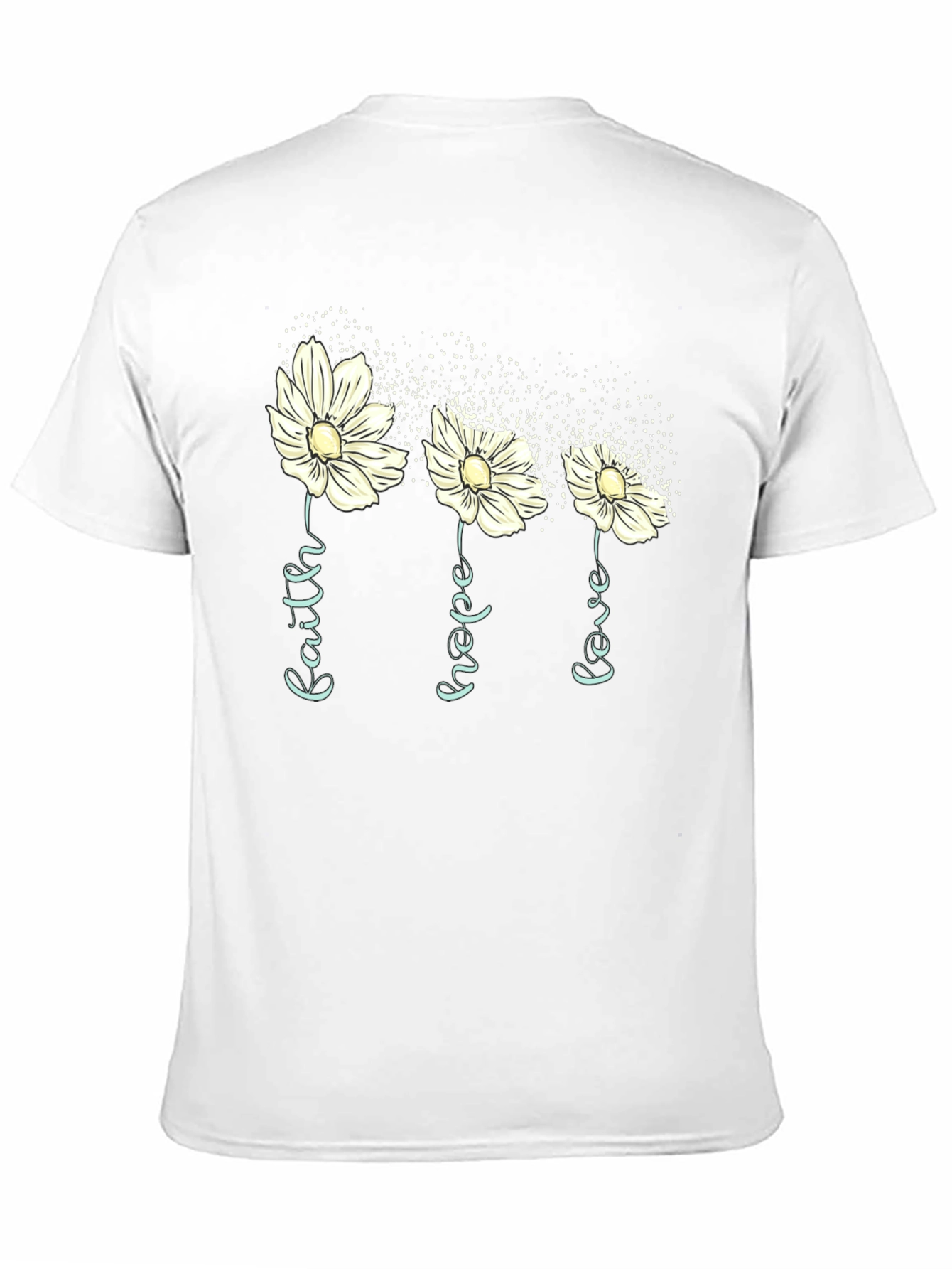 Faith Hope Love Floral T-Shirt
