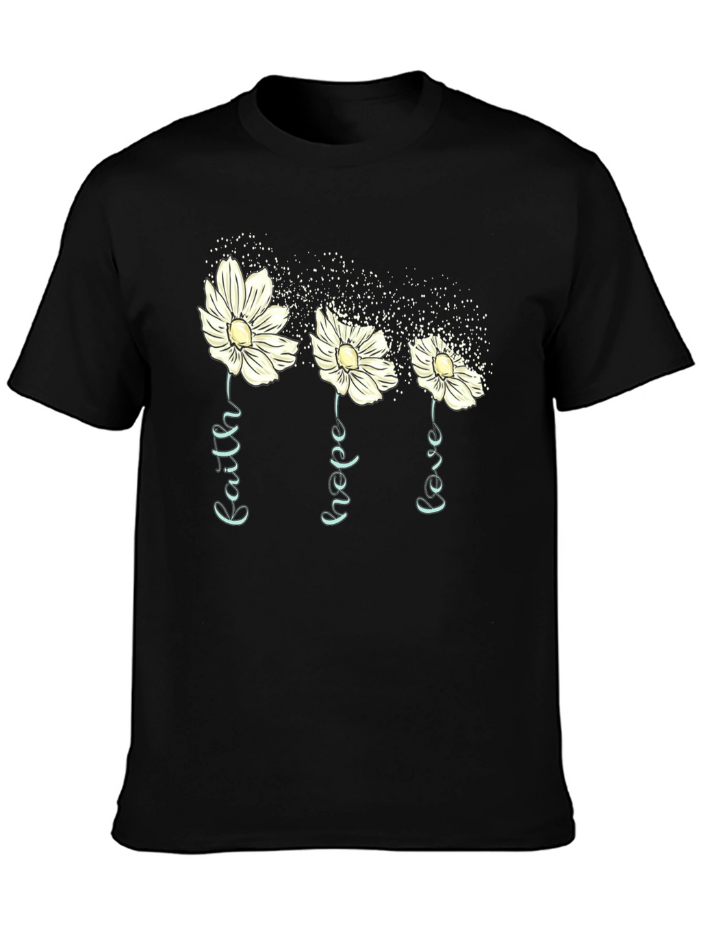 Faith Hope Love Floral T-Shirt