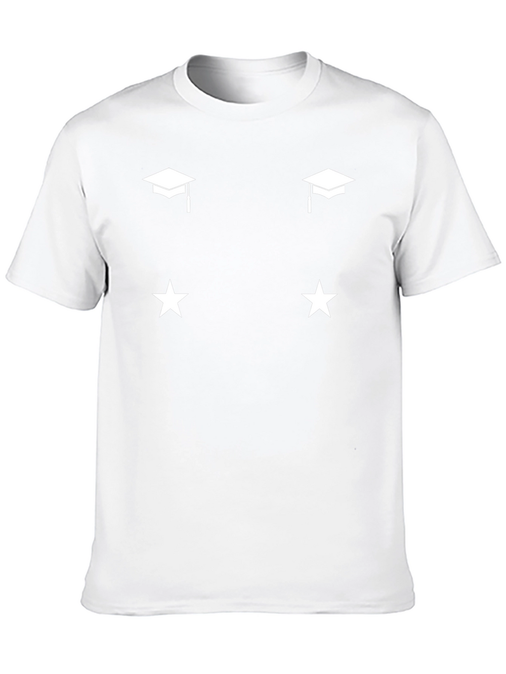 Graduation & Stars Black T-Shirt