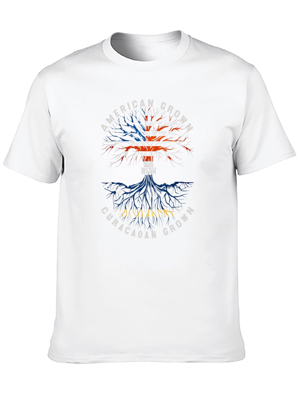 American Grown with Curacao Roots T-Shirt