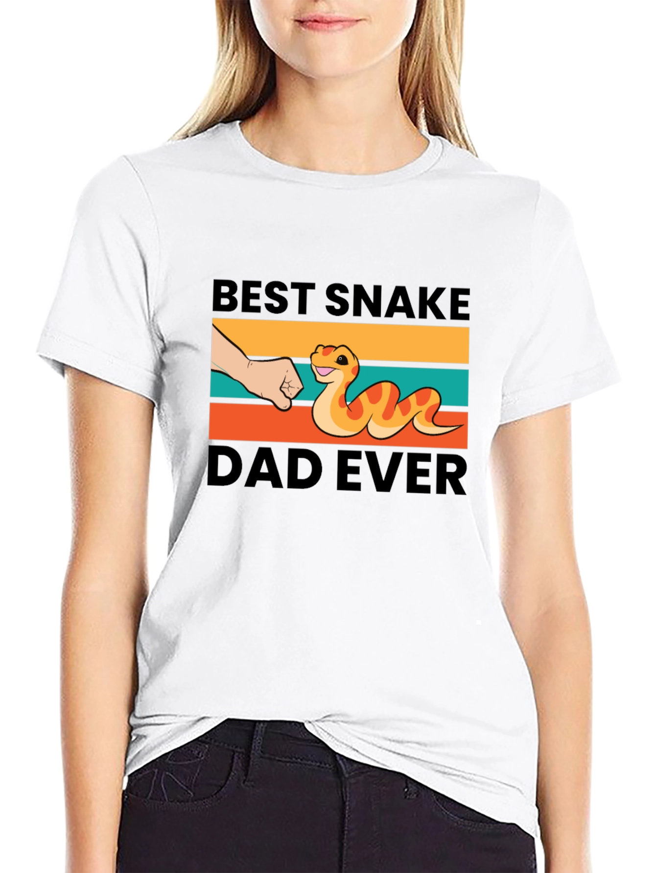 Best Snake Dad Ever Graphic T-Shirt