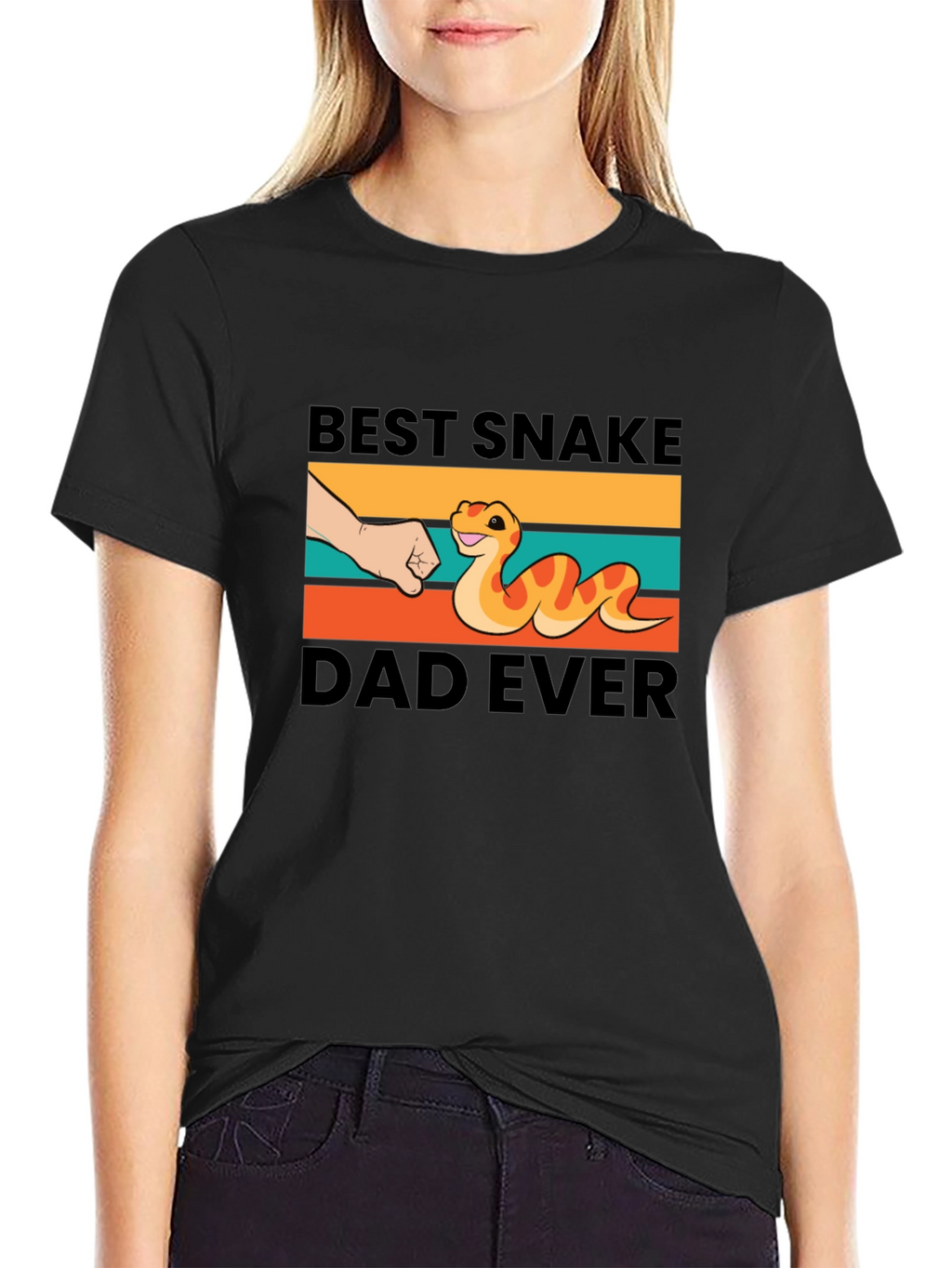 Best Snake Dad Ever Graphic T-Shirt