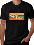 Best Snake Dad Ever Graphic T-Shirt