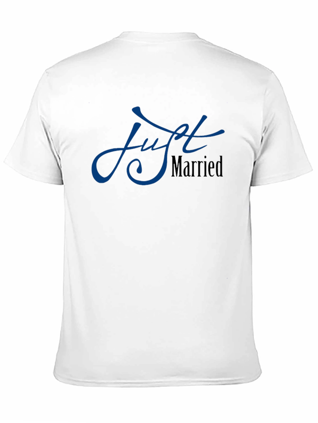 Just Married Black T-Shirt