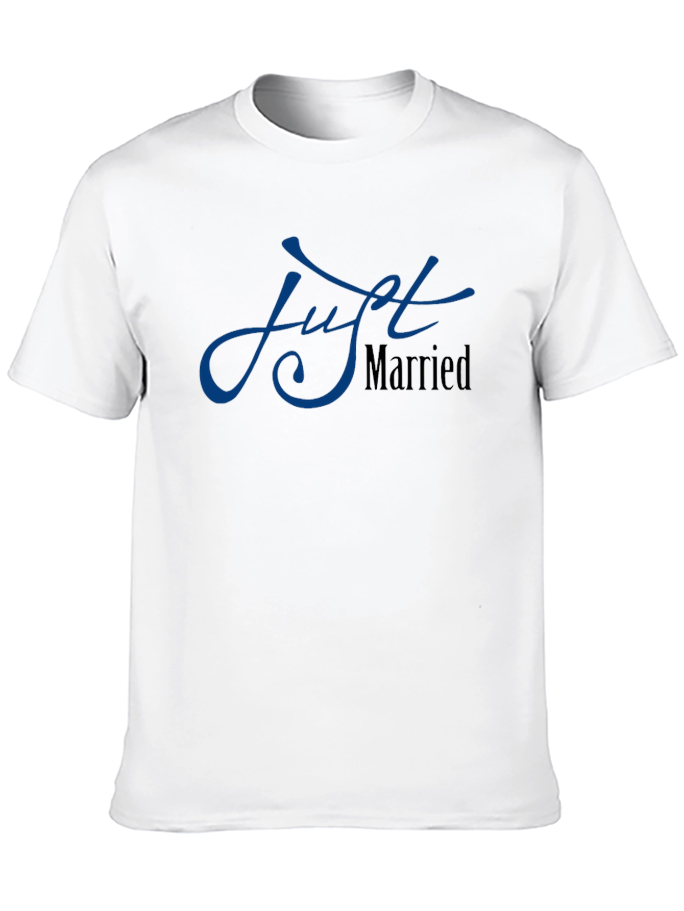 Just Married Black T-Shirt