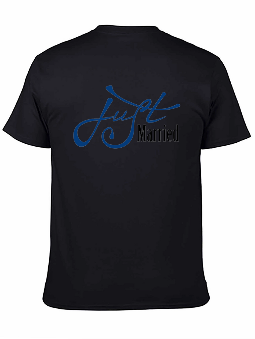 Just Married Black T-Shirt