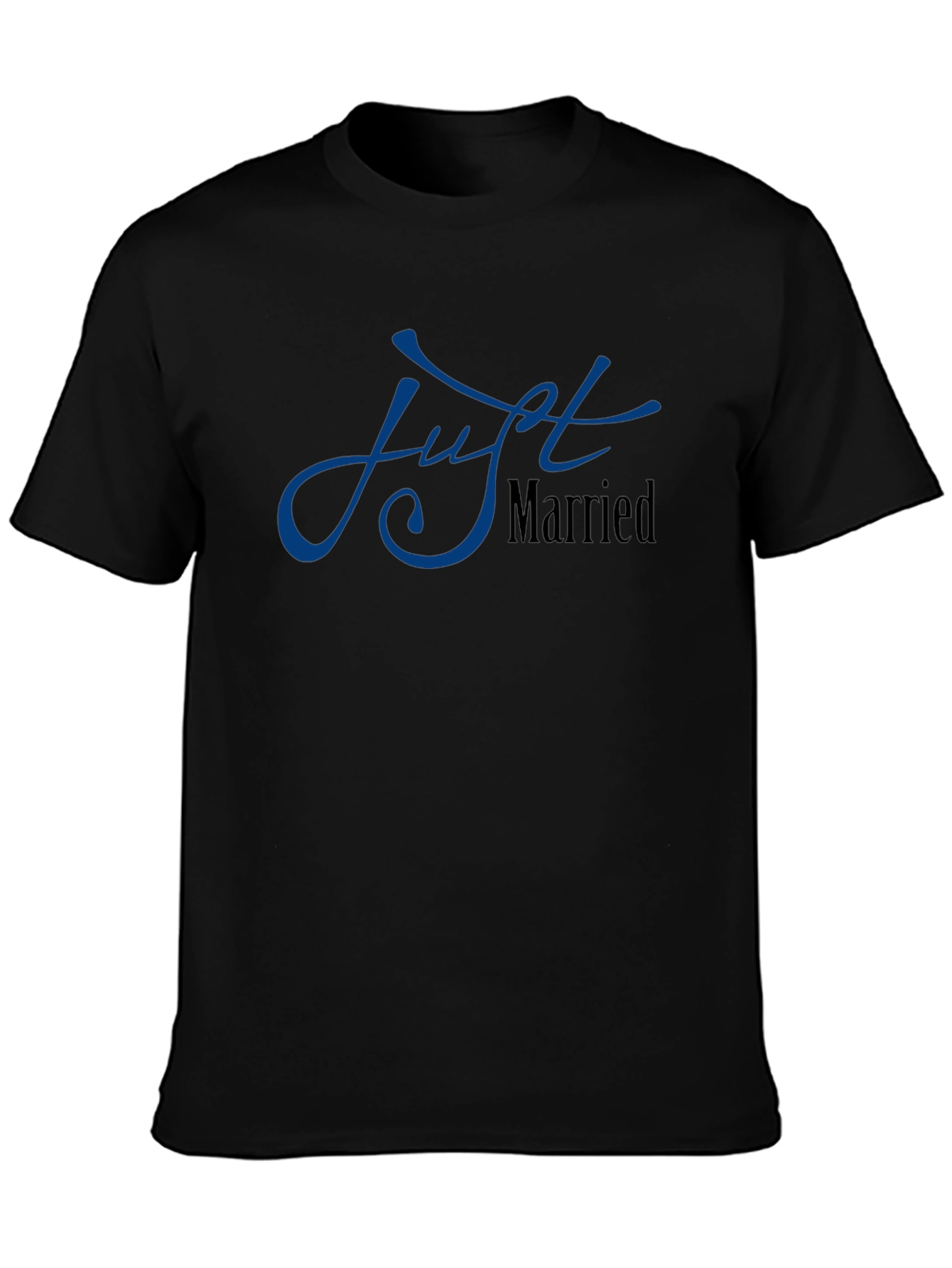 Just Married Black T-Shirt