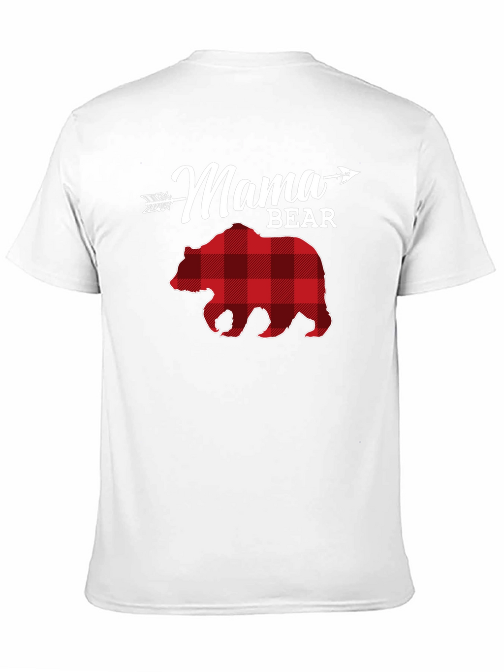 Mama Bear Plaid Graphic Tee