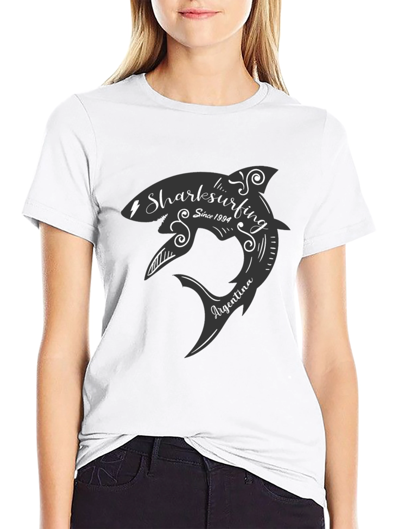 Sharksurfing T-Shirt - Argentina Surf Tee
