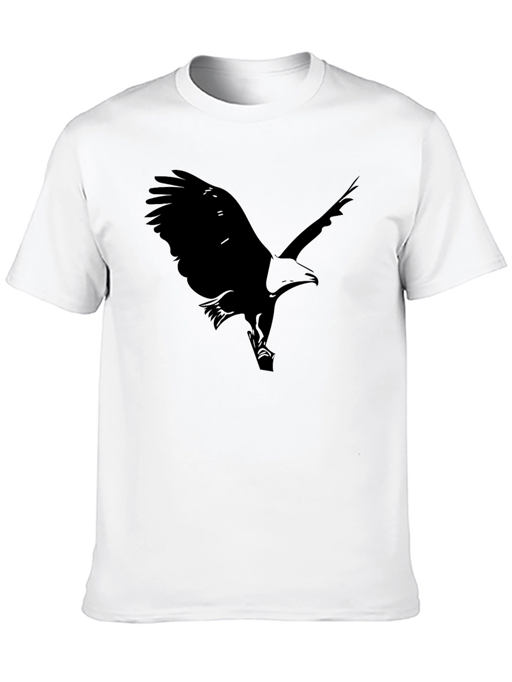 Black Eagle Graphic Print Mens T-Shirt