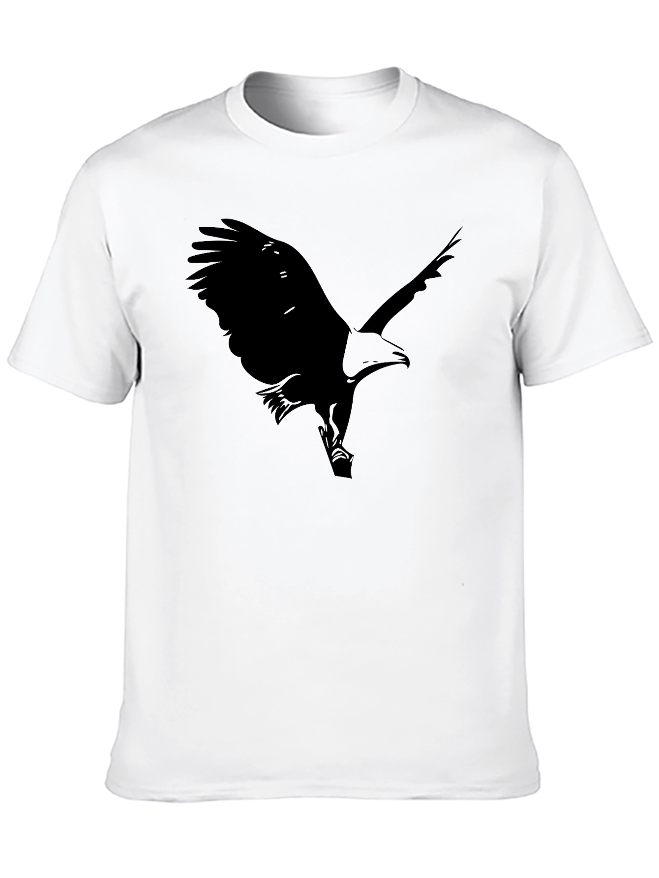Black Eagle Graphic Print Mens T-Shirt