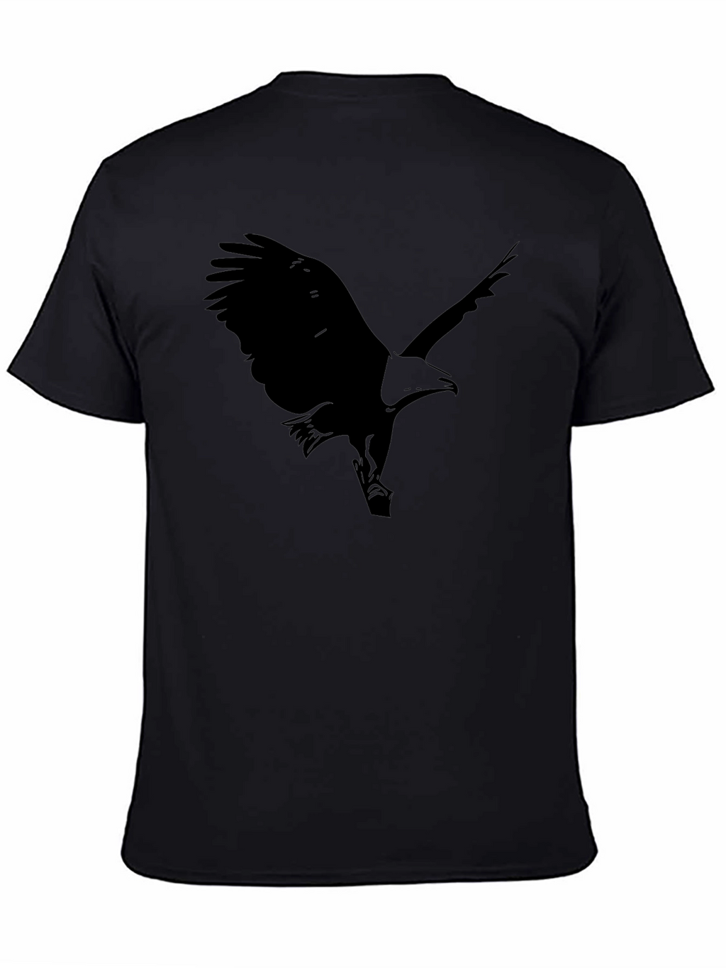 Black Eagle Graphic Print Mens T-Shirt