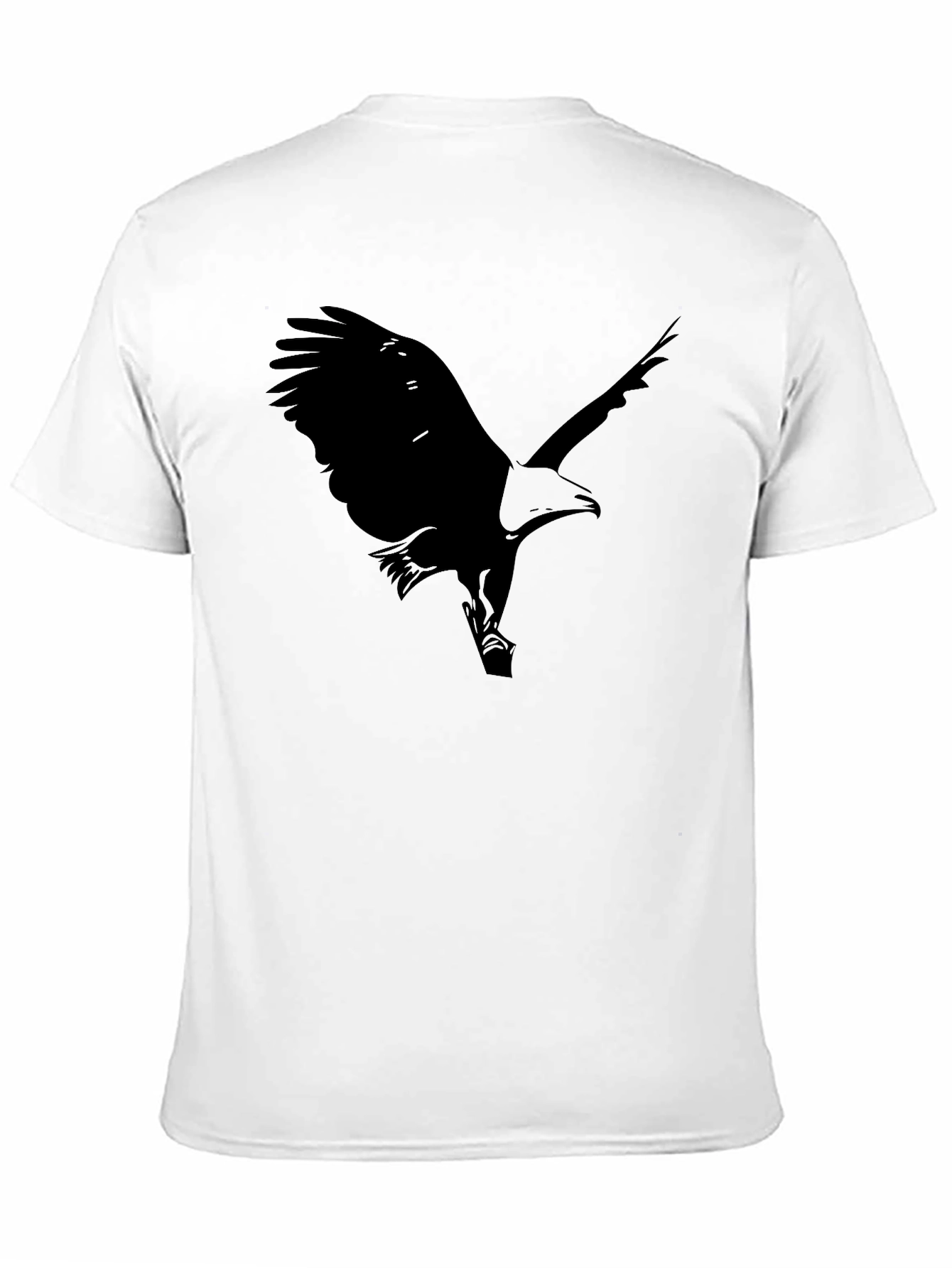 Black Eagle Graphic Print Mens T-Shirt