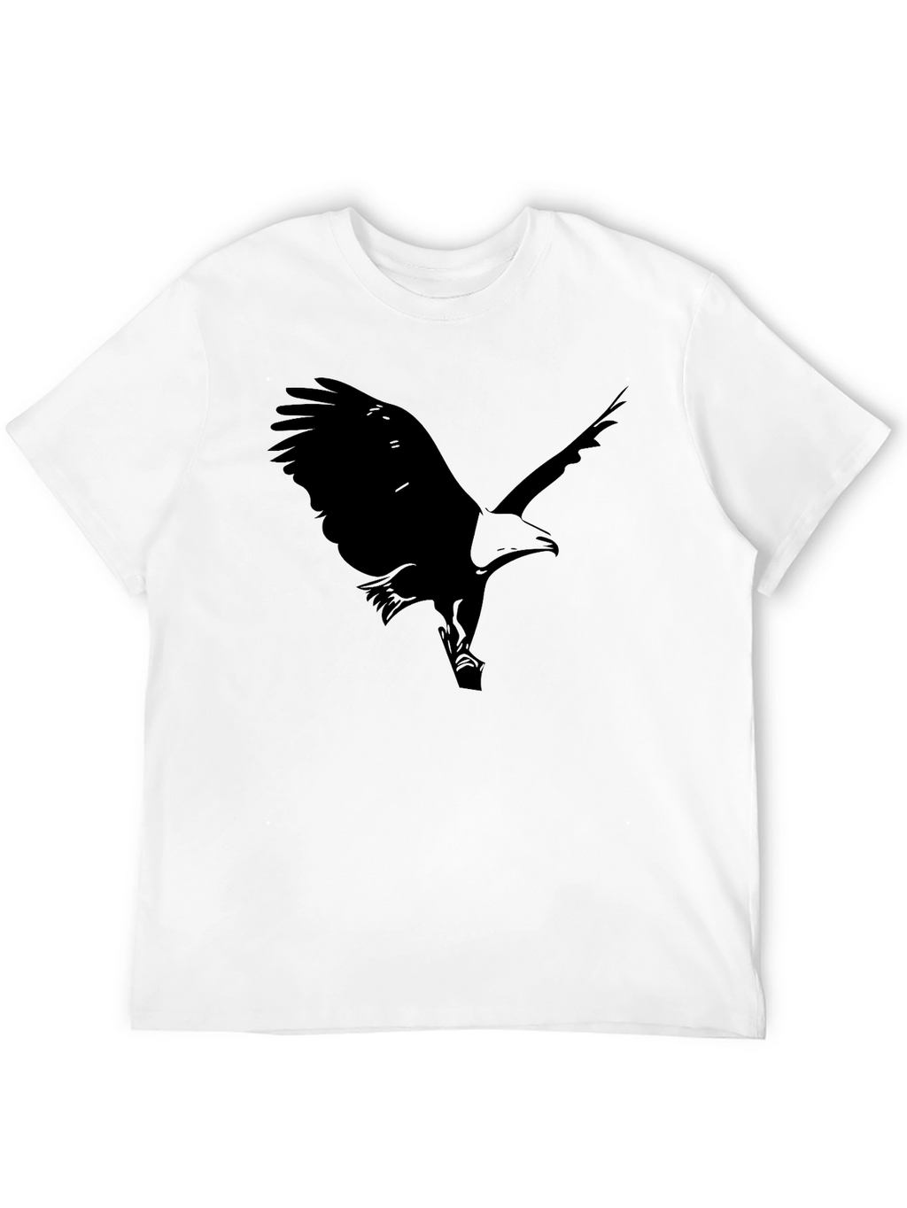 Black Eagle Graphic Print Mens T-Shirt