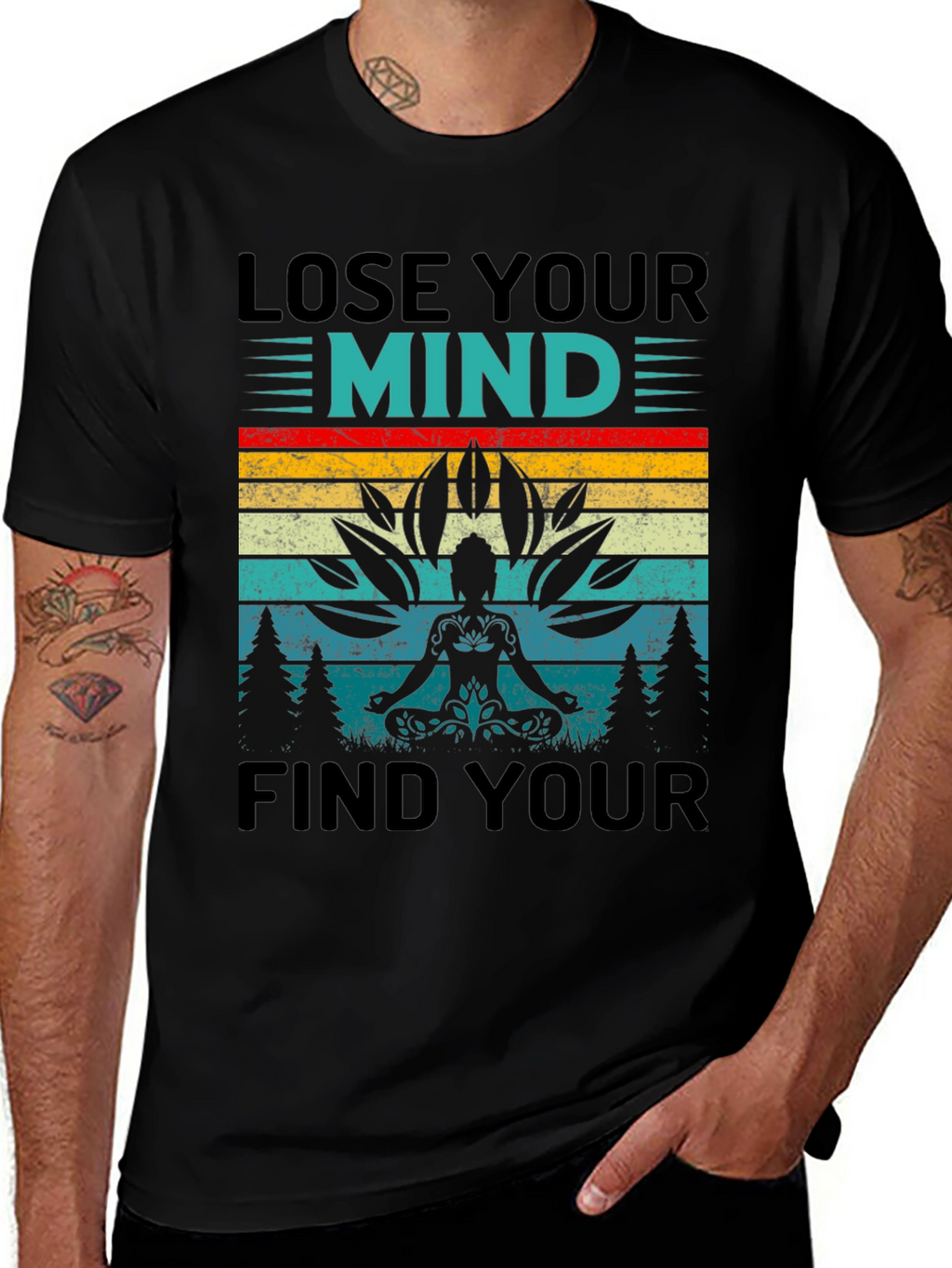 Lose Your Mind Find Your Soul Yoga T-Shirt