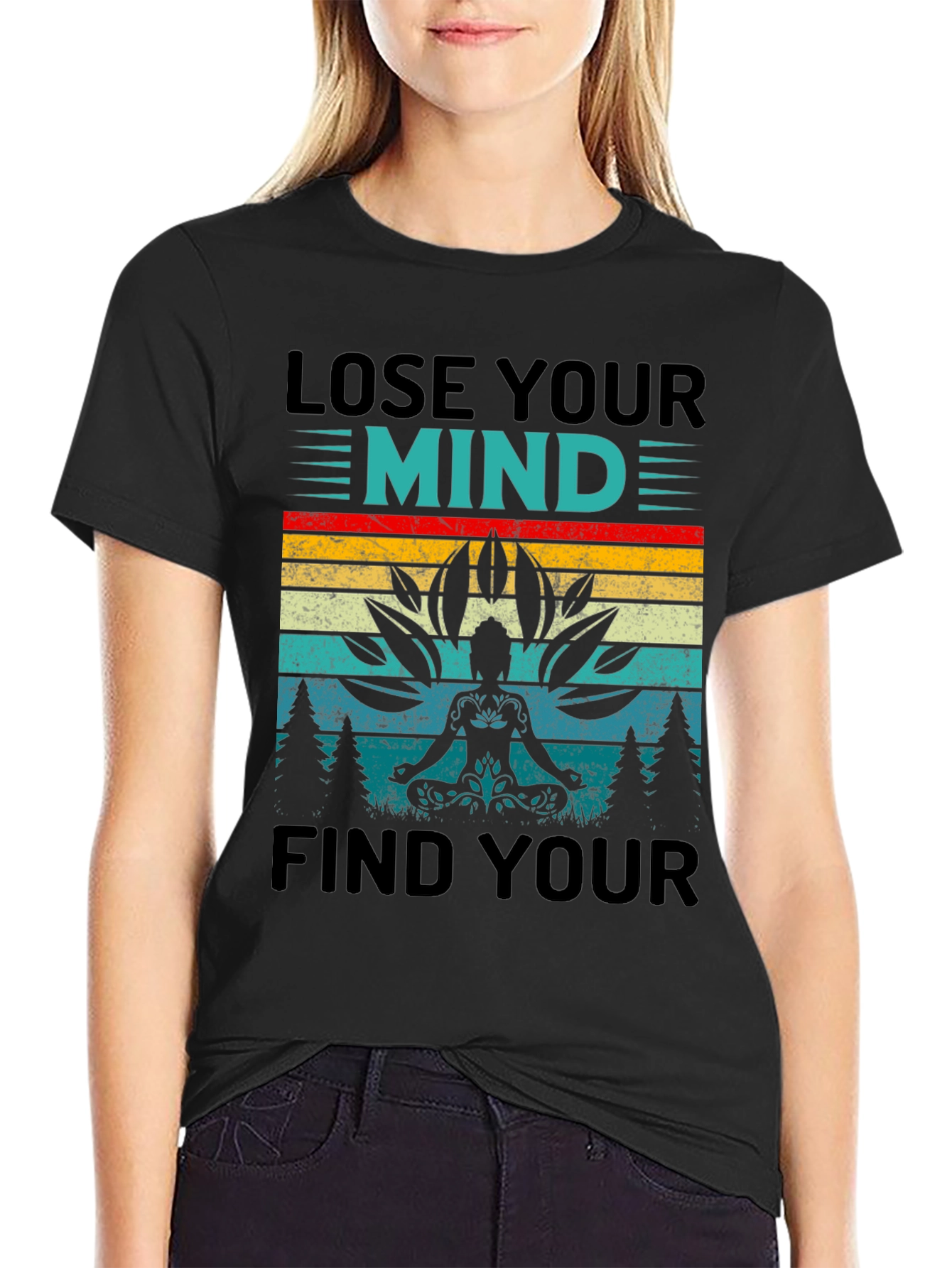 Lose Your Mind Find Your Soul Yoga T-Shirt
