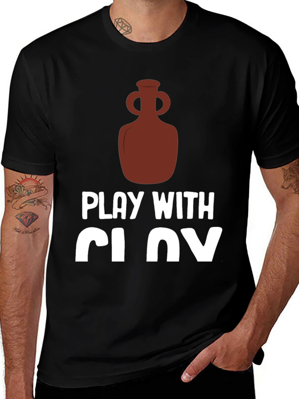 Play with Clay Graphic T-Shirt