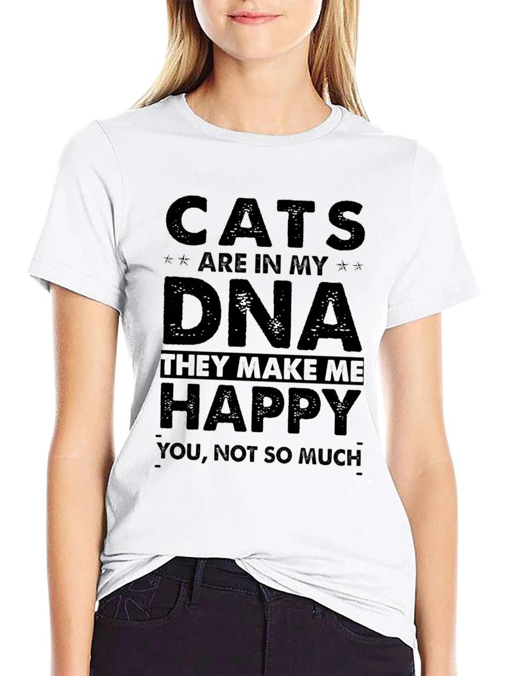 Cats Are In My DNA Graphic T-Shirt