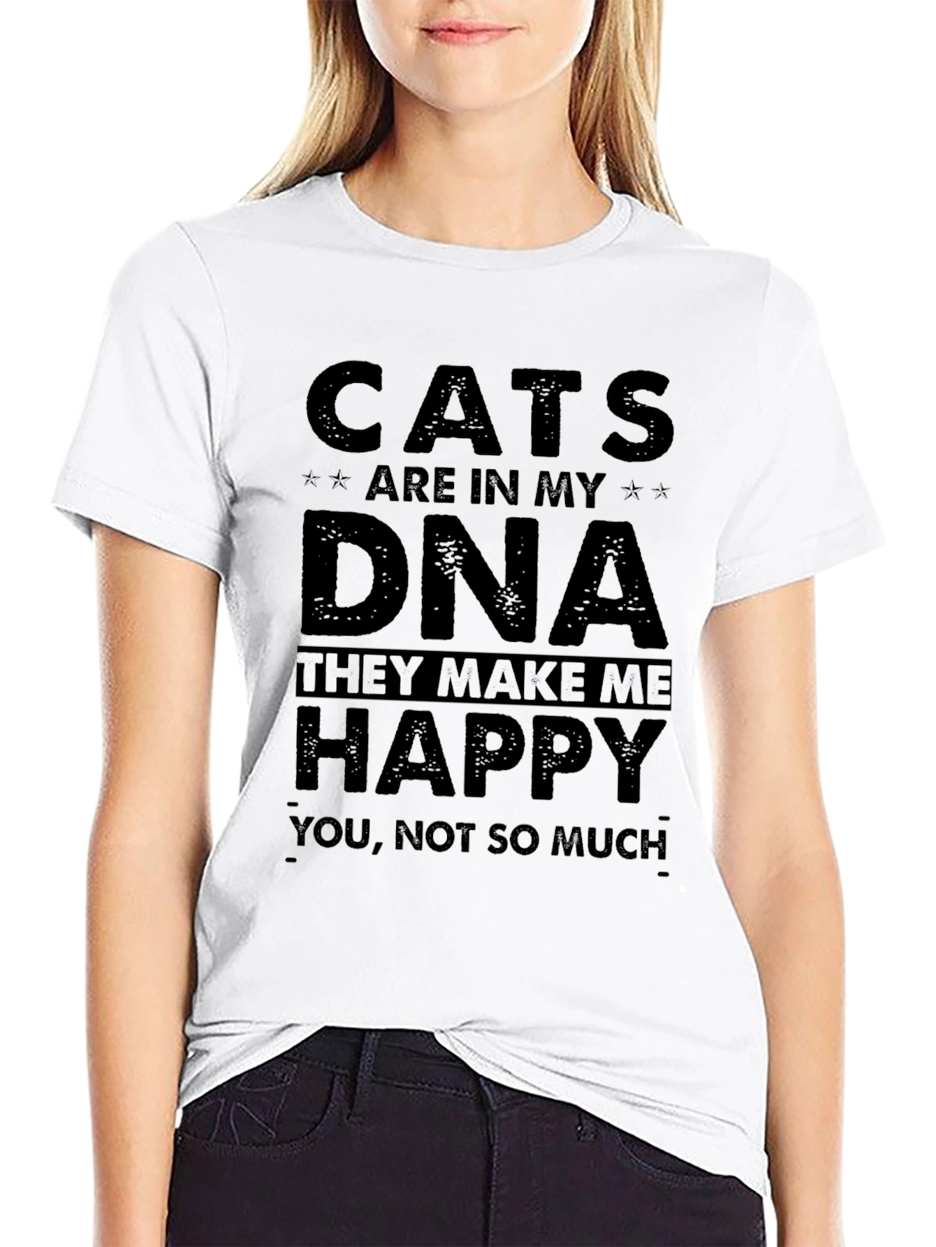 Cats Are In My DNA Graphic T-Shirt