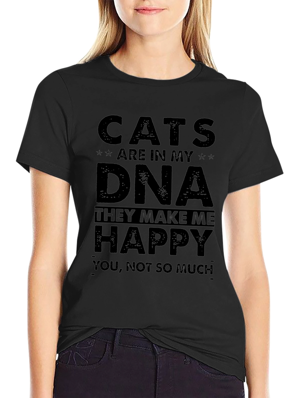 Cats Are In My DNA Graphic T-Shirt